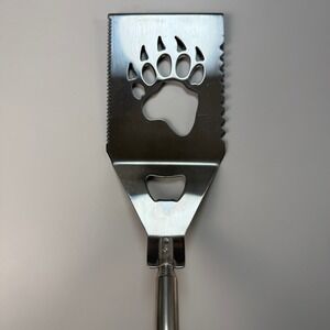 Wilcor Outdoors Extendable Grill Scraper w Bottle Opener BBQ Tool